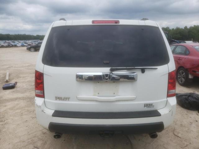 5FNYF3H51AB015113 - 2010 HONDA PILOT EXL WHITE photo 6