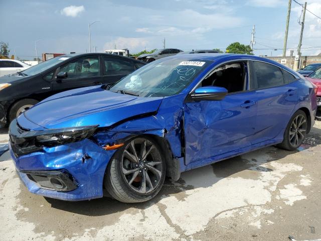 2HGFC2F84KH558279 - 2019 HONDA CIVIC SPORT 蓝色 照片 1