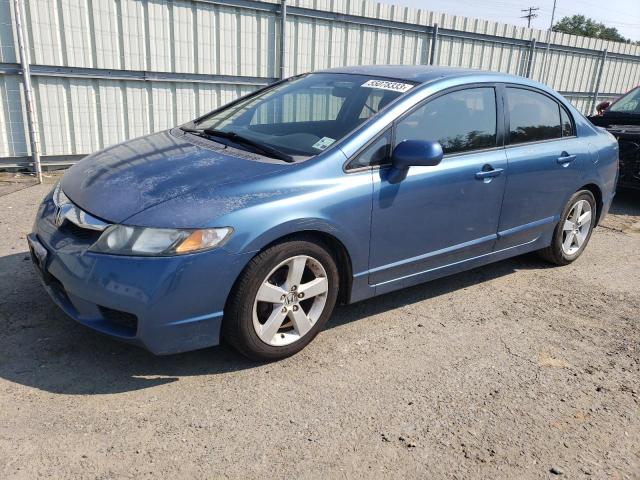 2HGFA1F68AH519448 - 2010 HONDA CIVIC LX-S Bleu photo 1