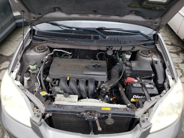 2T1KR32E14C203175 - 2004 TOYOTA MATRIX XR GRAY photo 11