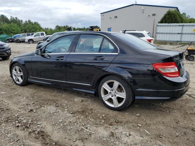 WDDGF8BB2BR133261 - 2011 MERCEDES-BENZ C 300 4MATIC BLACK photo 2