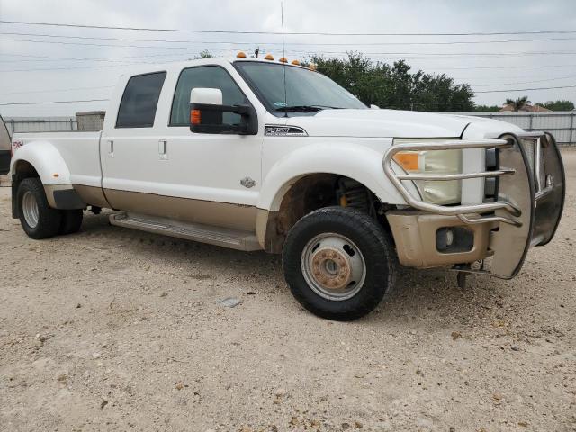 1FT8W4DT8BEB87474 - 2011 FORD F450 SUPER DUTY WHITE photo 4