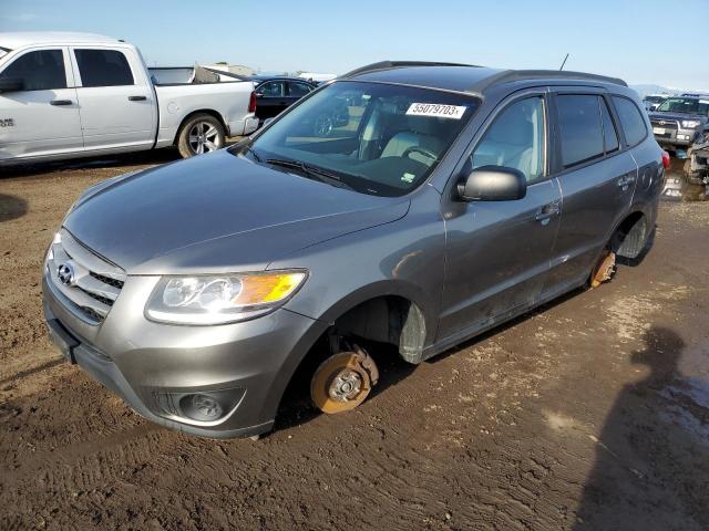 5XYZG3AB9CG135013 - 2012 HYUNDAI SANTA FE GLS GRAY photo 1