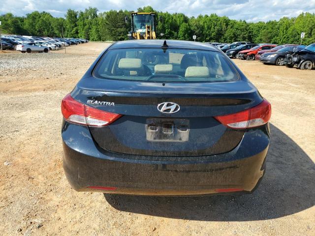 KMHDH4AE3DU740048 - 2013 HYUNDAI ELANTRA GLS BLACK photo 6