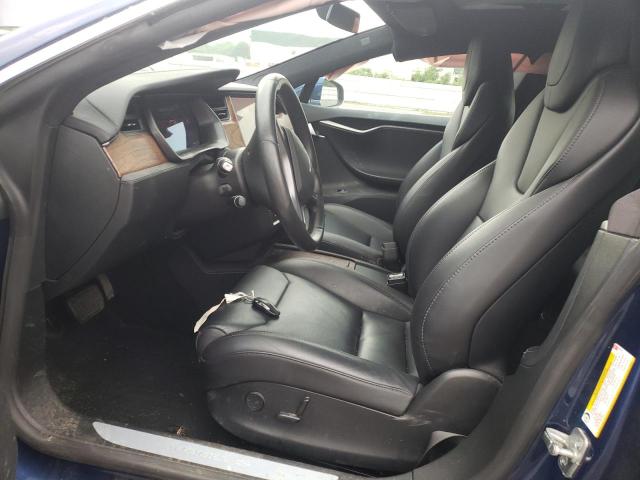5YJSA1E24KF341010 - 2019 TESLA MODEL S Կապույտ լուսանկար 7