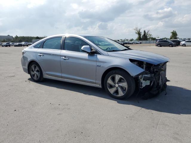 KMHE34L16GA017927 - 2016 HYUNDAI SONATA HYBRID GRAY photo 4