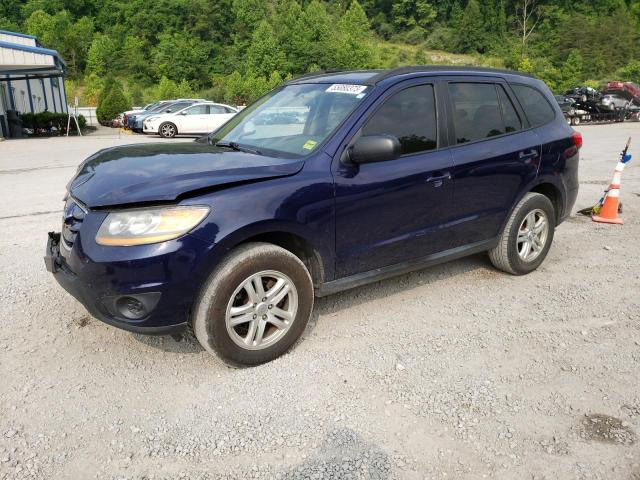 5NMSG3AB9AH390295 - 2010 HYUNDAI SANTA FE GLS BLUE photo 1