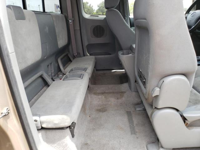 5TETX22N26Z194732 - 2006 TOYOTA TACOMA ACCESS CAB ოქროსფერი ფოტო 10