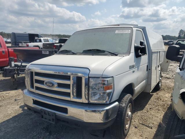 1FDWE3FL8DDB30519 - 2013 FORD ECONOLINE E350 SUPER DUTY CUTAWAY VAN WHITE photo 1