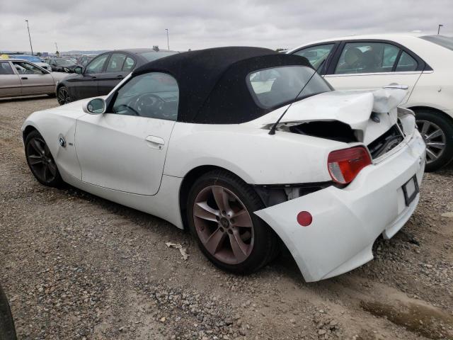 4USBU335X7LW73421 - 2007 BMW Z4 3.0 WHITE photo 2