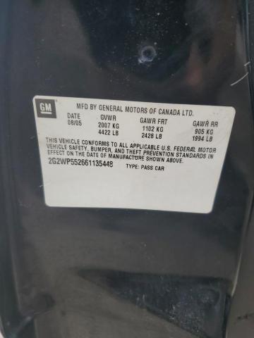 2G2WP552661135448 - 2006 PONTIAC GRAND PRIX 黑色 照片 12