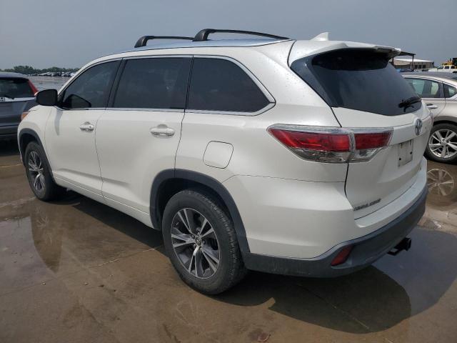 5TDKKRFH4GS501940 - 2016 TOYOTA HIGHLANDER XLE Սպիտակ լուսանկար 2