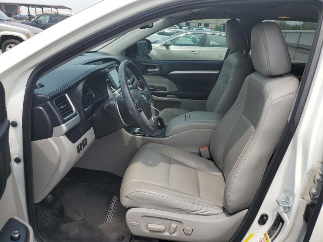 5TDKKRFH4GS501940 - 2016 TOYOTA HIGHLANDER XLE Սպիտակ լուսանկար 7