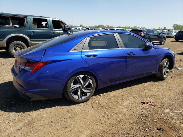 KMHLP4AG2PU395194 - 2023 HYUNDAI ELANTRA LIMITED BLUE photo 3