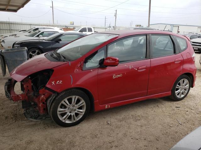 JHMGE88489S073705 - 2009 HONDA FIT SPORT RED photo 1