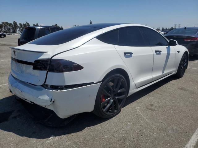 5YJSA1E42LF401157 - 2020 TESLA MODEL S WHITE photo 3