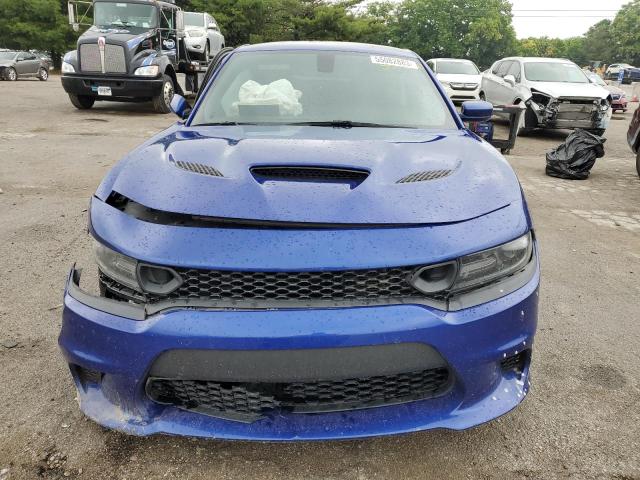 2C3CDXL94KH541785 - 2019 DODGE CHARGER SRT HELLCAT BLUE photo 5