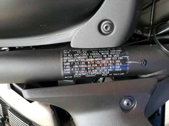 JKAENEC16PDA07639 - 2023 KAWASAKI EN650 C BLACK photo 10