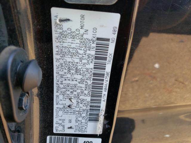 3TMJU62N28M067566 - 2008 TOYOTA TACOMA DOUBLE CAB PRERUNNER BLACK photo 13