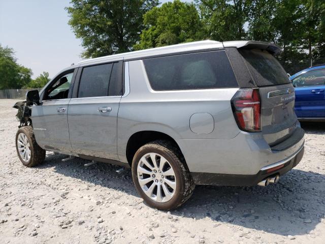 1GNSKFKD4PR286230 - 2023 CHEVROLET SUBURBAN K1500 PREMIER GRAY photo 2