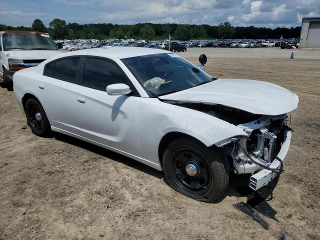 2C3CDXAT1MH658421 - 2021 DODGE CHARGER POLICE WHITE photo 4