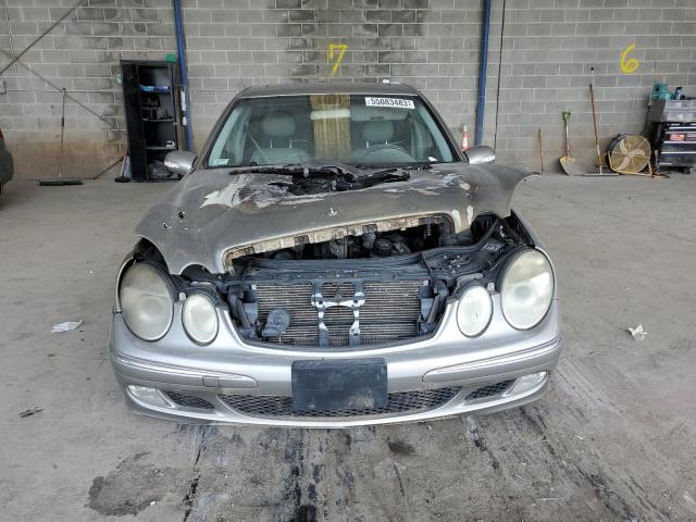 WDBUF83J95X169952 - 2005 MERCEDES-BENZ E 500 4MATIC SILVER photo 5