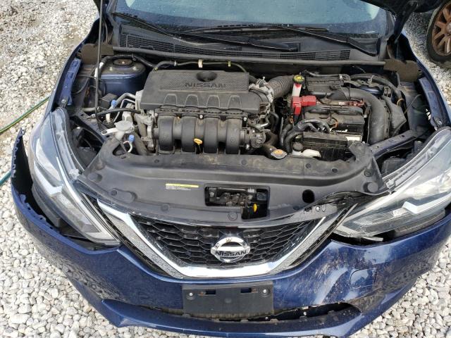 3N1AB7AP5KY357205 - 2019 NISSAN SENTRA S BLUE photo 11