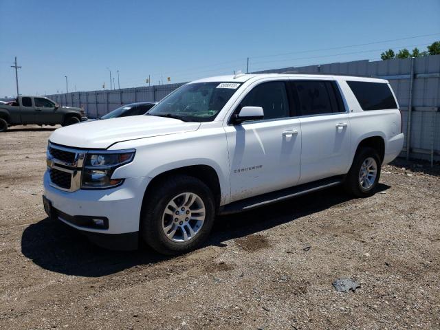 1GNSKHKCXJR172551 - 2018 CHEVROLET SUBURBAN K1500 LT WHITE photo 1