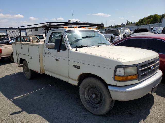 2FDHF37G6NCB00704 - 1992 FORD F-350 CREAM photo 4