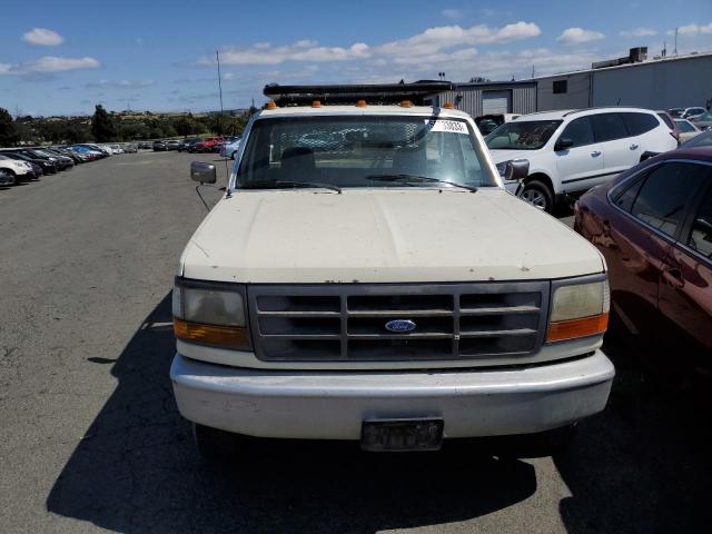 2FDHF37G6NCB00704 - 1992 FORD F-350 CREAM photo 5