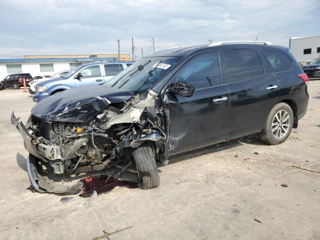 5N1AR2MN7DC645109 - 2013 NISSAN PATHFINDER S BLACK photo 1