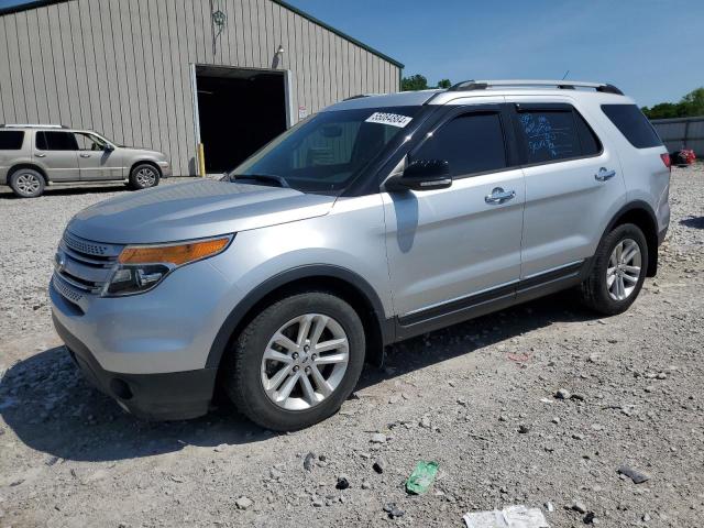 1FM5K7D84EGB62037 - 2014 FORD EXPLORER XLT SILVER photo 1