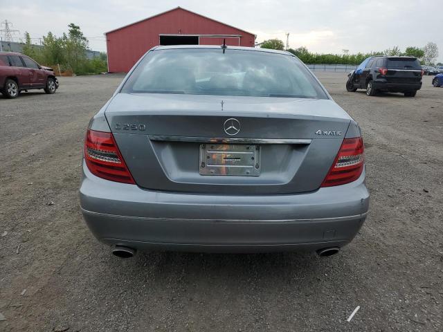 WDDGF8FB4CA630810 - 2012 MERCEDES-BENZ C 250 4MATIC SILVER photo 6