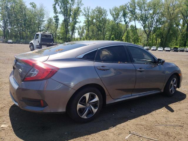 2HGFC2F67KH590223 - 2019 HONDA CIVIC LX GRAY photo 3