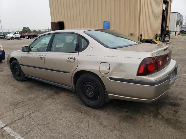 2G1WF52E639219692 - 2003 CHEVROLET IMPALA GOLD photo 2