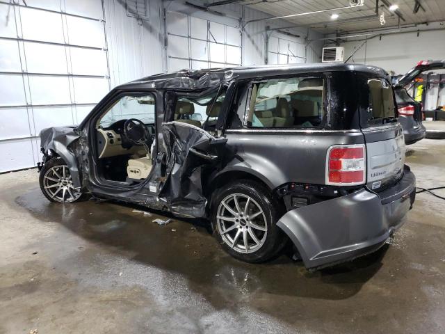 2FMHK6D88HBA12113 - 2017 FORD FLEX LIMITED GRAY photo 2