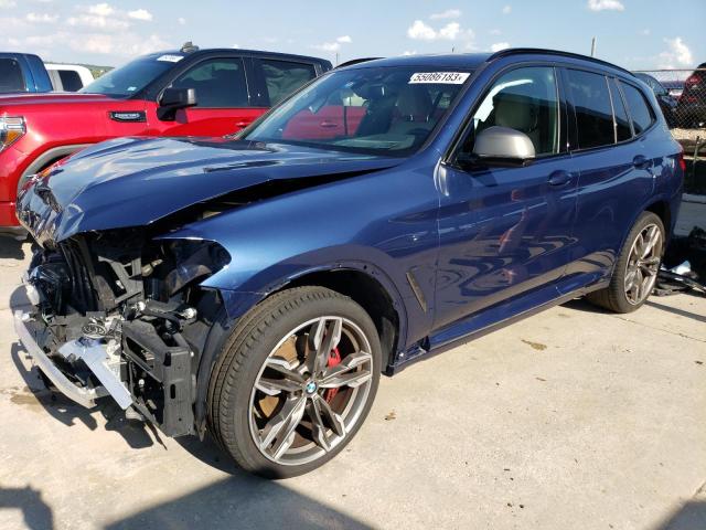 5UXTY9C04M9H17266 - 2021 BMW X3 XDRIVEM40I BLUE photo 1