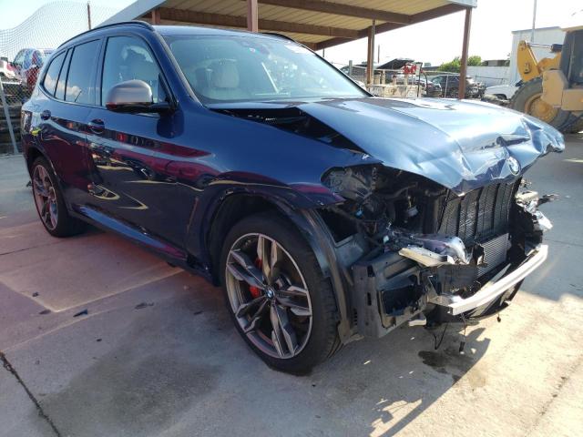 5UXTY9C04M9H17266 - 2021 BMW X3 XDRIVEM40I BLUE photo 4