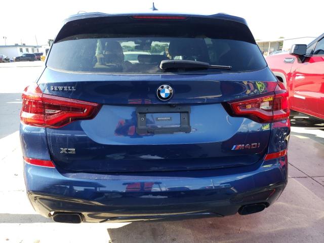 5UXTY9C04M9H17266 - 2021 BMW X3 XDRIVEM40I BLUE photo 6