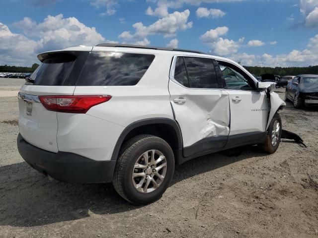 1GNERGKW1MJ254927 - 2021 CHEVROLET TRAVERSE LT WHITE photo 3