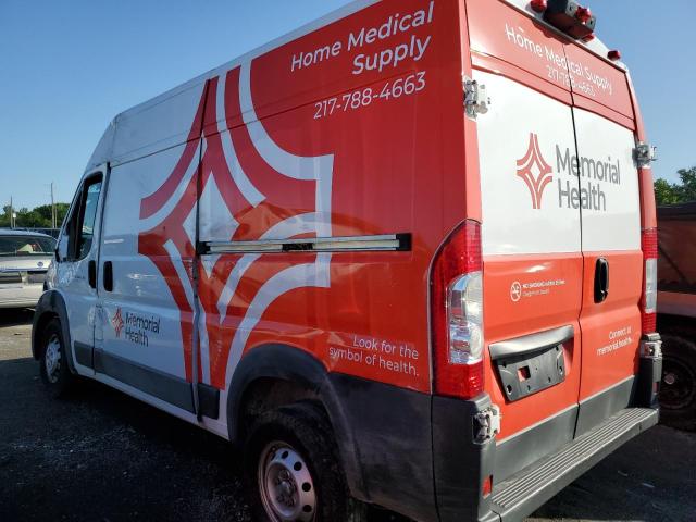 3C6TRVCG5HE521525 - 2017 RAM PROMASTER 2500 HIGH WHITE photo 2