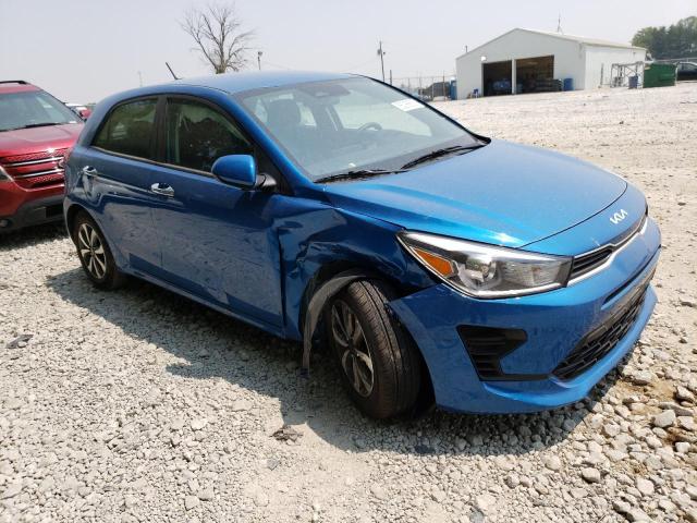 3KPA25AD1PE552590 - 2023 KIA RIO S BLUE photo 4