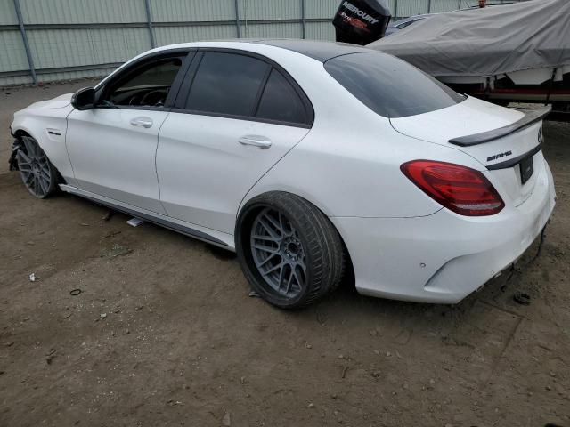 55SWF8HB1JU241192 - 2018 MERCEDES-BENZ C 63 AMG-S WHITE photo 2