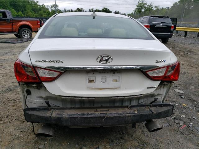 5NPEC4ABXBH243034 - 2011 HYUNDAI SONATA SE WHITE photo 6