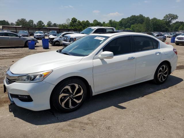 1HGCR2F81HA219231 - 2017 HONDA ACCORD EXL WHITE photo 1