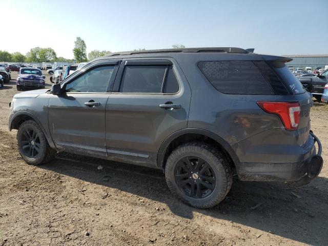 1FM5K8D81KGA15658 - 2019 FORD EXPLORER XLT CHARCOAL photo 2