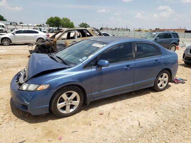 2HGFA166X9H346429 - 2009 HONDA CIVIC LX-S Կապույտ լուսանկար 1