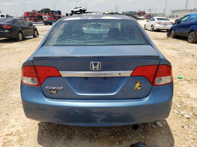 2HGFA166X9H346429 - 2009 HONDA CIVIC LX-S Կապույտ լուսանկար 6
