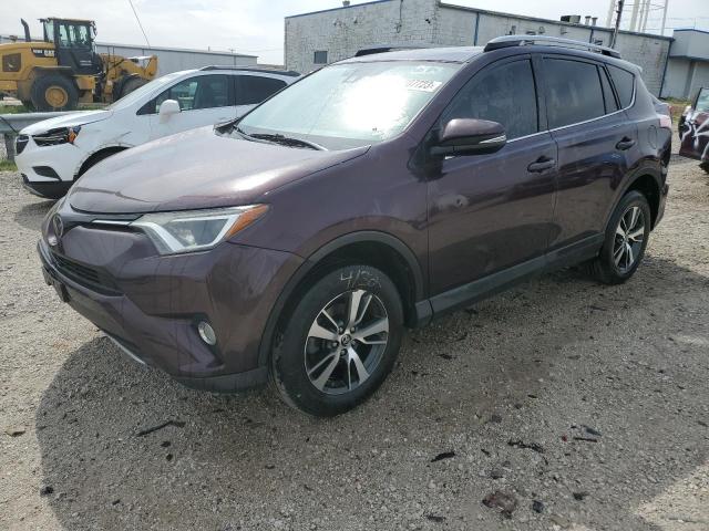 2T3WFREV1JW433549 - 2018 TOYOTA RAV4 ADVENTURE PURPLE photo 1