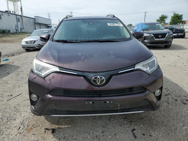 2T3WFREV1JW433549 - 2018 TOYOTA RAV4 ADVENTURE PURPLE photo 5